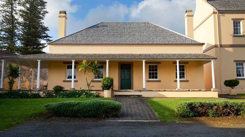 Officers quarters at Old Military Barracks. Photograph: Rob Nisbet